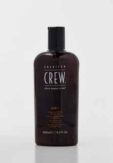 Гель для душа American Crew 3в1, для ежедневного ухода, 450 мл