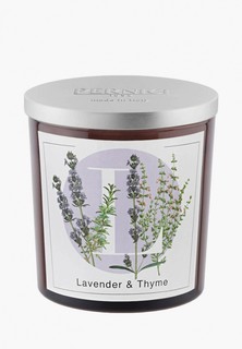 Свеча ароматическая Pernici Lavender and Thyme (Лаванда и Тимьян), 350 г