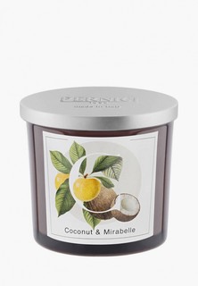 Свеча ароматическая Pernici Coconut & Mirabelle (Кокос и Мирабель), 200 г