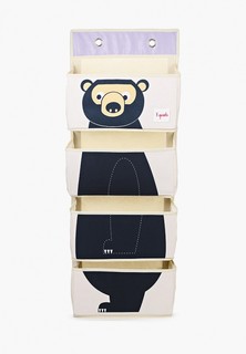 Органайзер для хранения 3 Sprouts Медведь, 94х33 см