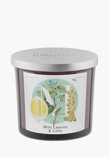Свеча ароматическая Pernici Mint Leaves and Lime (Листья Мяты и Лайма), 200 г