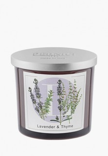 Свеча ароматическая Pernici Lavender and Thyme (Лаванда и Тимьян), 200 г