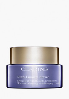 Крем для лица Clarins NUTRI-LUMIÈRE Revive, дневной питательный Антивозрастной, корректирующий желтоватый тон кожи 60+, 50 мл