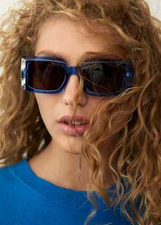 Солнцезащитные очки в прозрачной оправе - Roma Mango