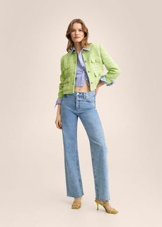 Жакет из твида с карманами - Wintour Mango