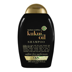 OGX Шампунь для увлажнения и гладкости  волос с маслом гавайского ореха кукуи