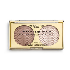 Бронзер и хайлайтер SCULPT AND GLOW Revolution PRO