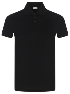 Поло хлопковое Saint Laurent