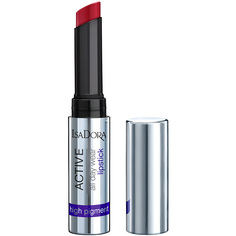 Помада для губ ISADORA ACTIVE ALL DAY WEAR LIPSTICK стойкая матовая тон 15 active red