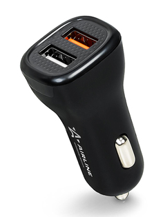 Зарядное устройство Airline 2xUSB QC 3.0 + 2.1A 12/24V AEAK015