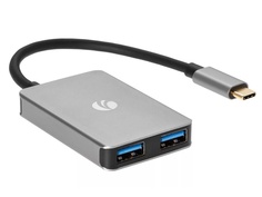 Хаб USB Vcom USB 3.1 Type-C - 4xUSB 3.0 Aluminum Shell DH310B