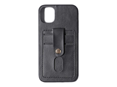 Чехол Luazon для APPLE iPhone 11 Pro Leatherette с отсеком под карты Black 5864433