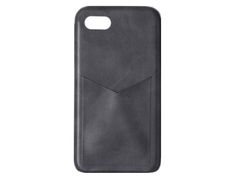 Чехол Luazon для APPLE iPhone 7 / 8 / SE 2020 Leatherette с отсеком под карты Black 5864448