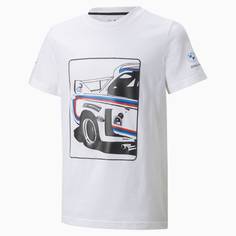 Детская футболка BMW M Motorsport Graphic Youth Tee Puma