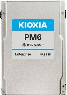 Накопитель SSD 2.5&#039;&#039; Toshiba (KIOXIA) KPM61RUG3T84 PM6-R 3.84TB SAS 24Gb/s BiCS FLASH TLC 4150/2450MB/s IOPS 595K/115K MTTF 2.5M