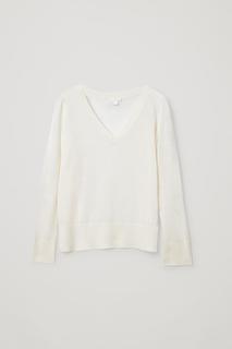 ДЖЕМПЕР С V-ОБРАЗНЫМ ВЫРЕЗОМ ИЗ ШЕРСТИ МЕРИНОС COS
