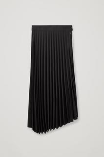 ПЛИССИРОВАННАЯ ЮБКА С АСИММЕТРИЧНЫМ ПОДОЛОМ COS