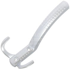 Крючок 3-рожковый перфорированный, Trodos, 04.40.07, 302073, серебро