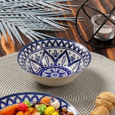 Пиала керамика, круглая, 15 см, Бухара, Daniks