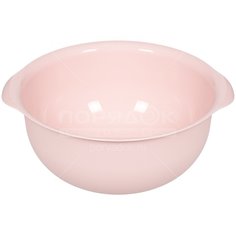 Салатник пластик, круглый, 2 л, Классик, Альтернатива, М7667, розовый Alternativa