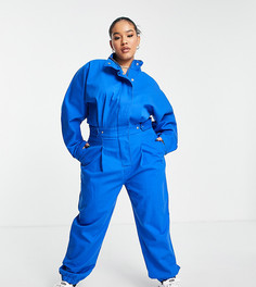 Голубой комбинезон из саржи COLLUSION Plus