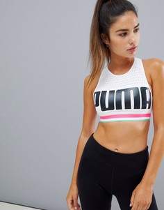Белый бюстгальтер Puma Ambition