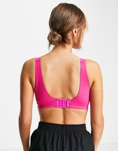 Ярко-розовый спортивный бюстгальтер с высокой степенью поддержки Nike Training Alpha Dri-FIT-Розовый цвет