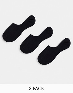 Набор из 3 пар носков из органического хлопка Topshop-Черный