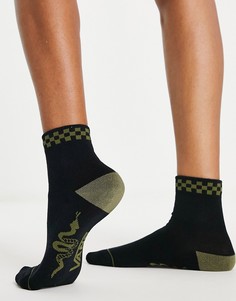 Черные носки до щиколотки Vans X Surf Supply Ainara-Черный