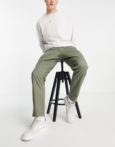 Светло-зеленые чиносы из саржи без складок Polo Ralph Lauren Prepster-Зеленый цвет