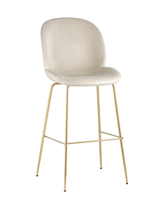 Стул барный beetle (stoolgroup) бежевый 53x114x56 см.