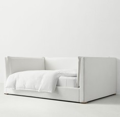 Кровать детская sloane upholstered (idealbeds) белый 241x96x129 см.