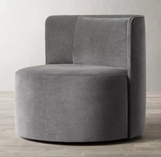 Кресло reynaux curve grey (idealbeds) серый 84x76x84 см.