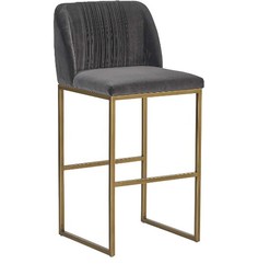 Барный стул nevin shadow grey (idealbeds) серый 52x107x52 см.