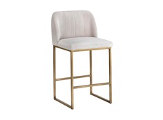 Полубарный стул nevin (idealbeds) серый 52x98x52 см.