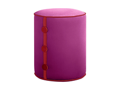 Пуф drum button розовый с красным (ogogo) розовый 49 см.