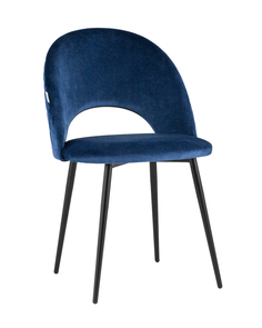 Стул меган с ромбами (stoolgroup) синий 49x82x52 см.