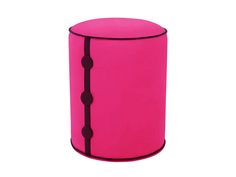 Пуф drum button розовый с бордовым (ogogo) розовый 49 см.