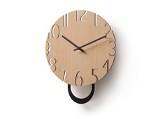 Часы klaus (la forma) коричневый 30x37x5 см.