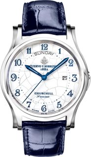 Швейцарские мужские часы в коллекции Robusto Мужские часы Cuervo y Sobrinos 2810.1C17
