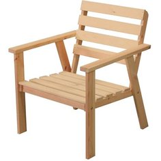 Кресло садовое торо сосна 66х62х76 см Без бренда