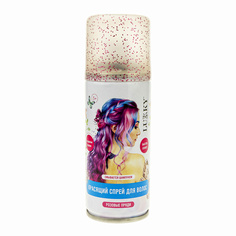Lukky Спрей-краска для временного окрашивания волос, цвет розовый