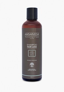 Шампунь Amsarveda против выпадения волос с мятой, амлой и имбирем Shampoo Hair Loss Active Rejuvenation, 250 мл