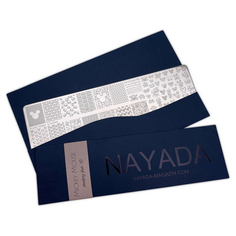 Nayada, Пластина для стемпинга №10, Mickey Mouse