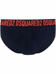 Dsquared2 комплект из двух трусов-брифов с логотипом