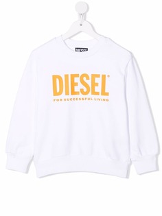Diesel Kids толстовка с логотипом