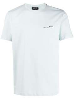 A.P.C. футболка с логотипом