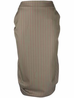 Vivienne Westwood юбка-карандаш миди в тонкую полоску