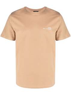 A.P.C. футболка с логотипом