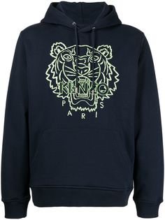 Kenzo худи с вышивкой Tiger
